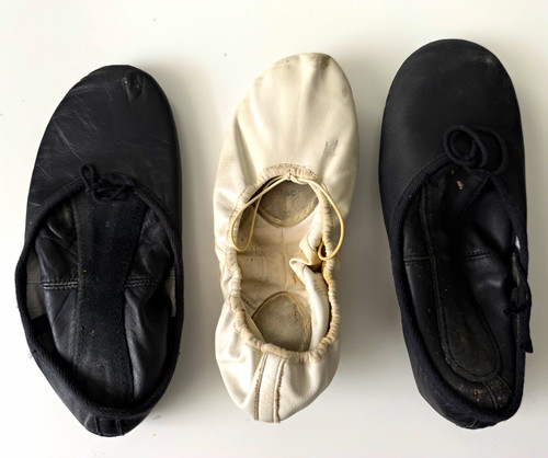 Paar ballettschuhe aus - ballettschuhe,